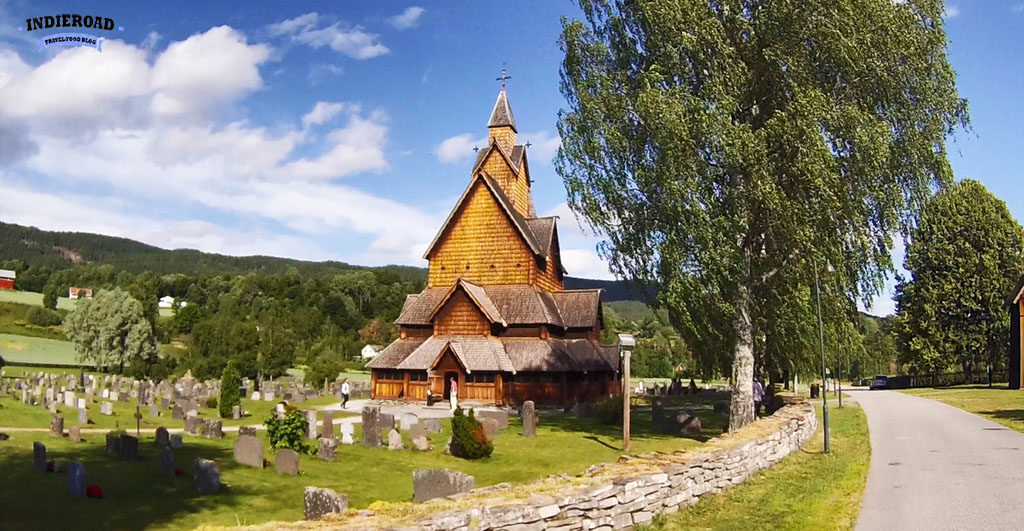 heddal stavkirke chiesa in legno notodden norvegia